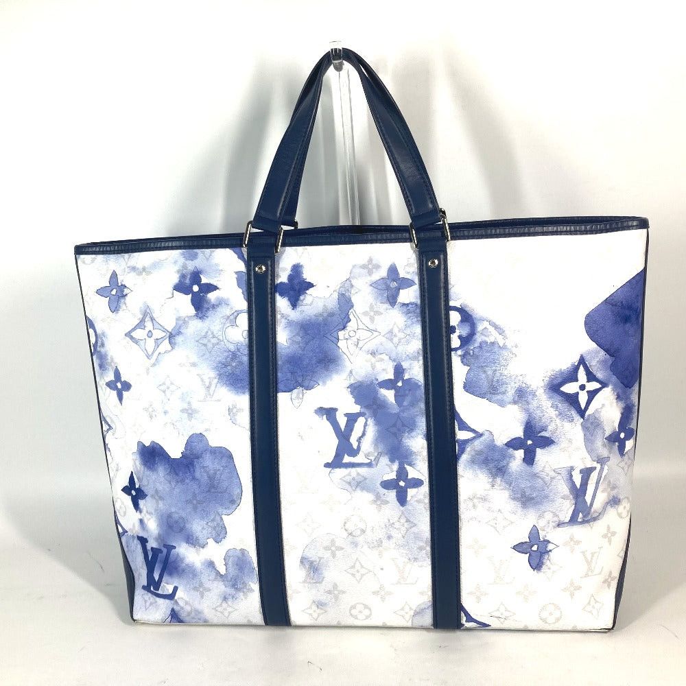 Louis Vuitton Louis Vuitton M45755 Monogram Weekend Tote Gm Bag Briefcase Shawl Shoulder Canvas Men Blue Size ONE SIZE - 2 Thumbnail
