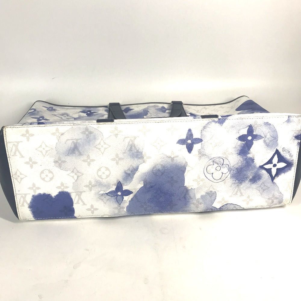 Louis Vuitton Louis Vuitton M45755 Monogram Weekend Tote Gm Bag Briefcase Shawl Shoulder Canvas Men Blue Size ONE SIZE - 15 Thumbnail