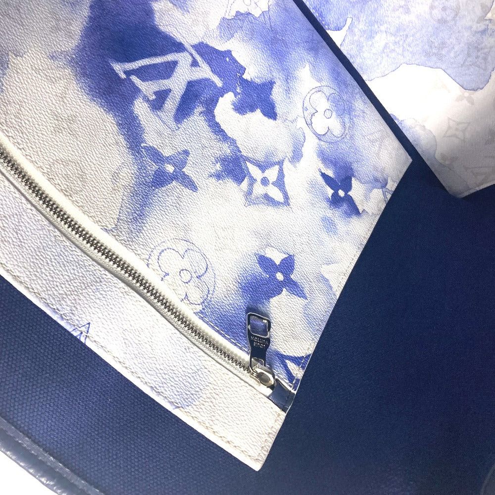 Louis Vuitton Louis Vuitton M45755 Monogram Weekend Tote Gm Bag Briefcase Shawl Shoulder Canvas Men Blue Size ONE SIZE - 12 Thumbnail