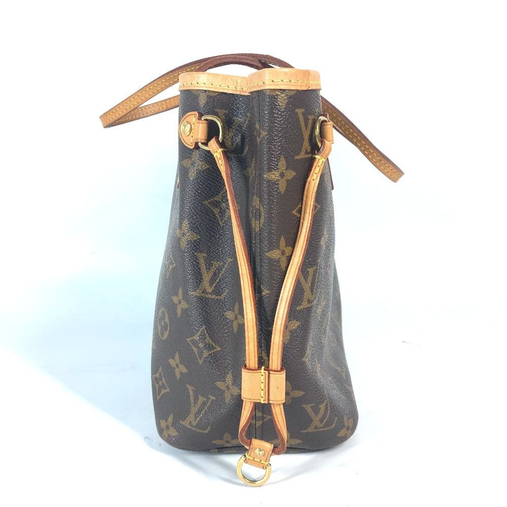Louis Vuitton Louis Vuitton M41245 Monogram Neverfull Pm Tote Bag Briefcase Shawl With Pouch Shoulder Canvas Women Pivoine Brown Size ONE SIZE - 3 Thumbnail