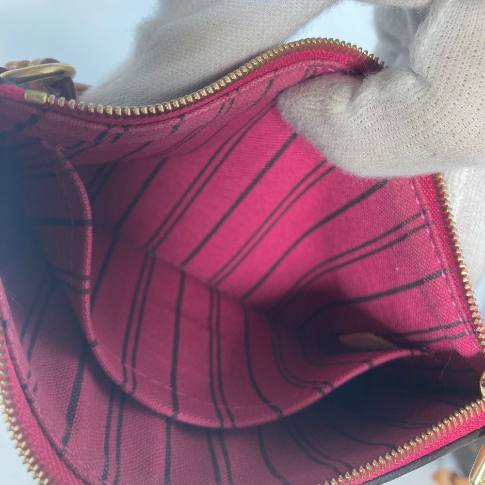 Louis Vuitton Louis Vuitton M41245 Monogram Neverfull Pm Tote Bag Briefcase Shawl With Pouch Shoulder Canvas Women Pivoine Brown Size ONE SIZE - 16 Thumbnail