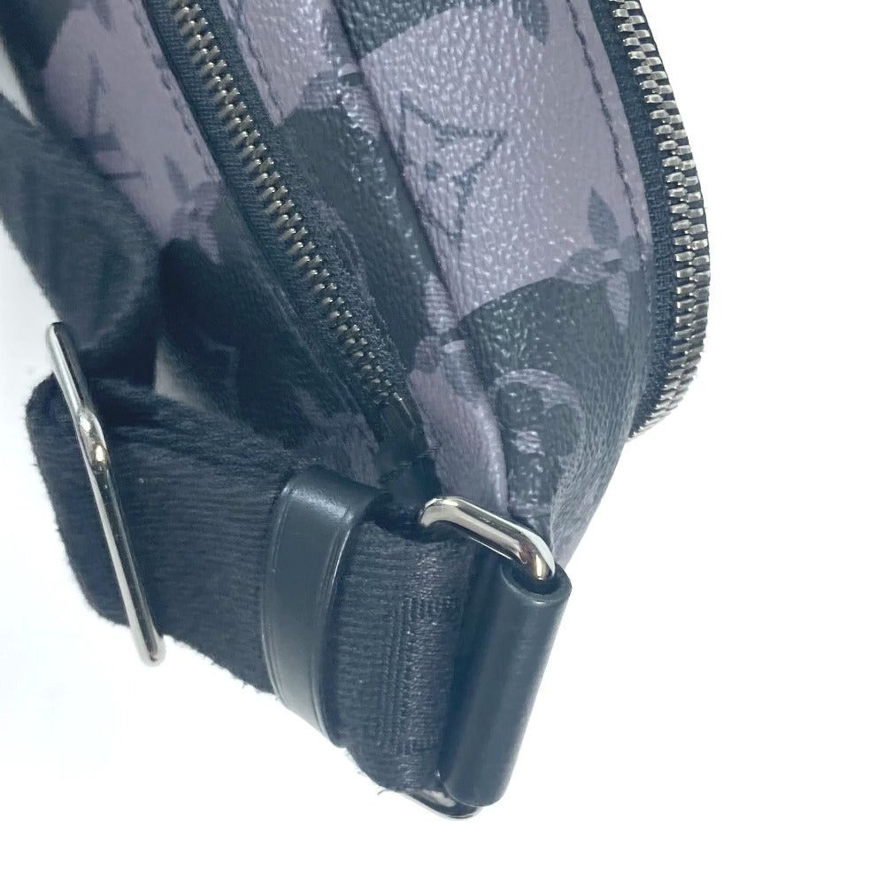 Louis Vuitton Louis Vuitton M59338 Nigo Collaboration Monogram Stripe Eclipse Modular Sling Bag Briefcase Belt Cross Heart Body Canvas Men Gray Size ONE SIZE - 14 Thumbnail