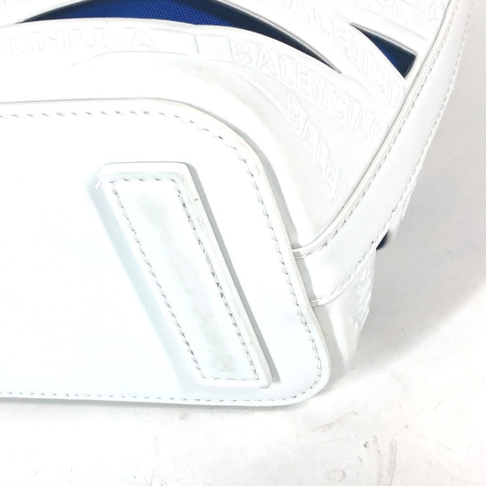 Balenciaga Balenciaga 630708 With Pouch Patterned All Over Full Logo Briefcase 2 Way Bag Shoulder Diagonal Hanging (E.G. Of A Rocket) Handbag Patent Leather Women White Size ONE SIZE - 6 Thumbnail