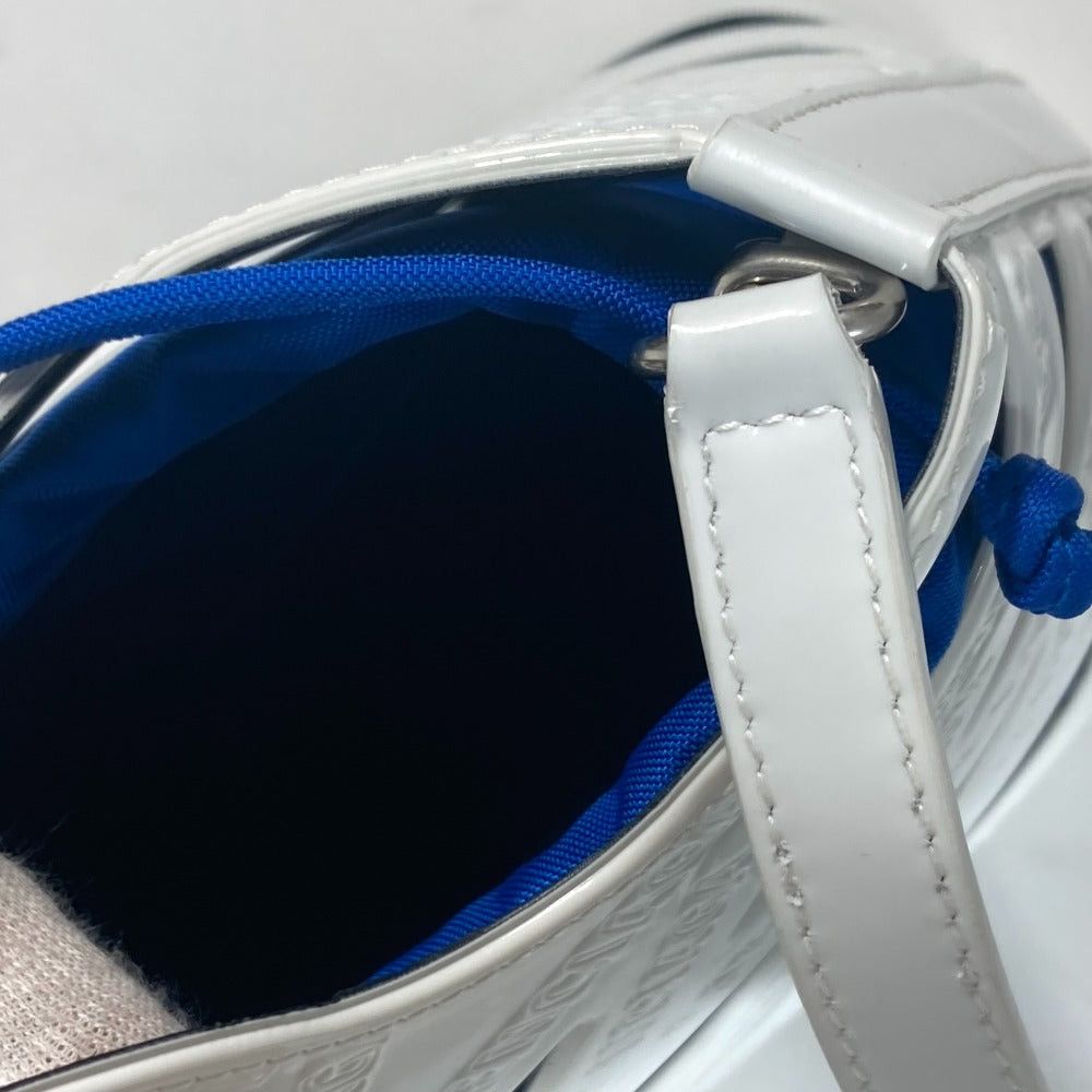 Balenciaga Balenciaga 630708 With Pouch Patterned All Over Full Logo Briefcase 2 Way Bag Shoulder Diagonal Hanging (E.G. Of A Rocket) Handbag Patent Leather Women White Size ONE SIZE - 10 Thumbnail