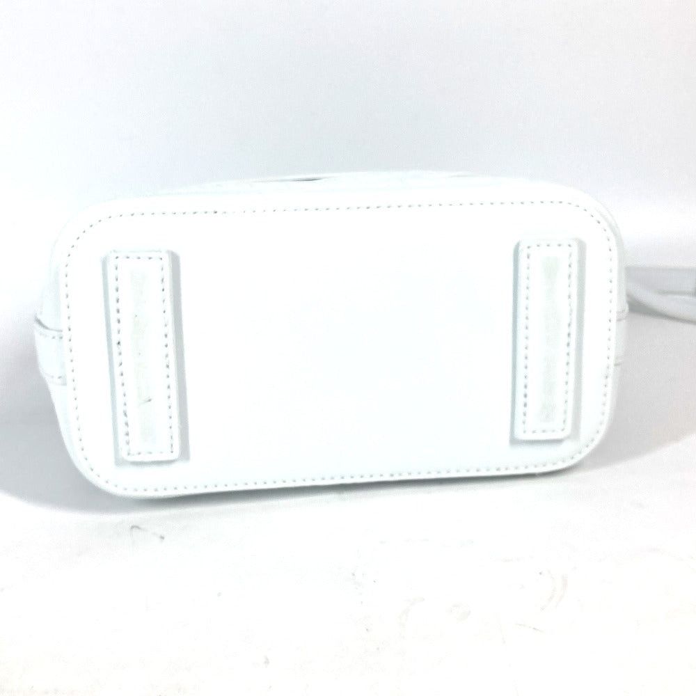 Balenciaga Balenciaga 630708 With Pouch Patterned All Over Full Logo Briefcase 2 Way Bag Shoulder Diagonal Hanging (E.G. Of A Rocket) Handbag Patent Leather Women White Size ONE SIZE - 5 Thumbnail