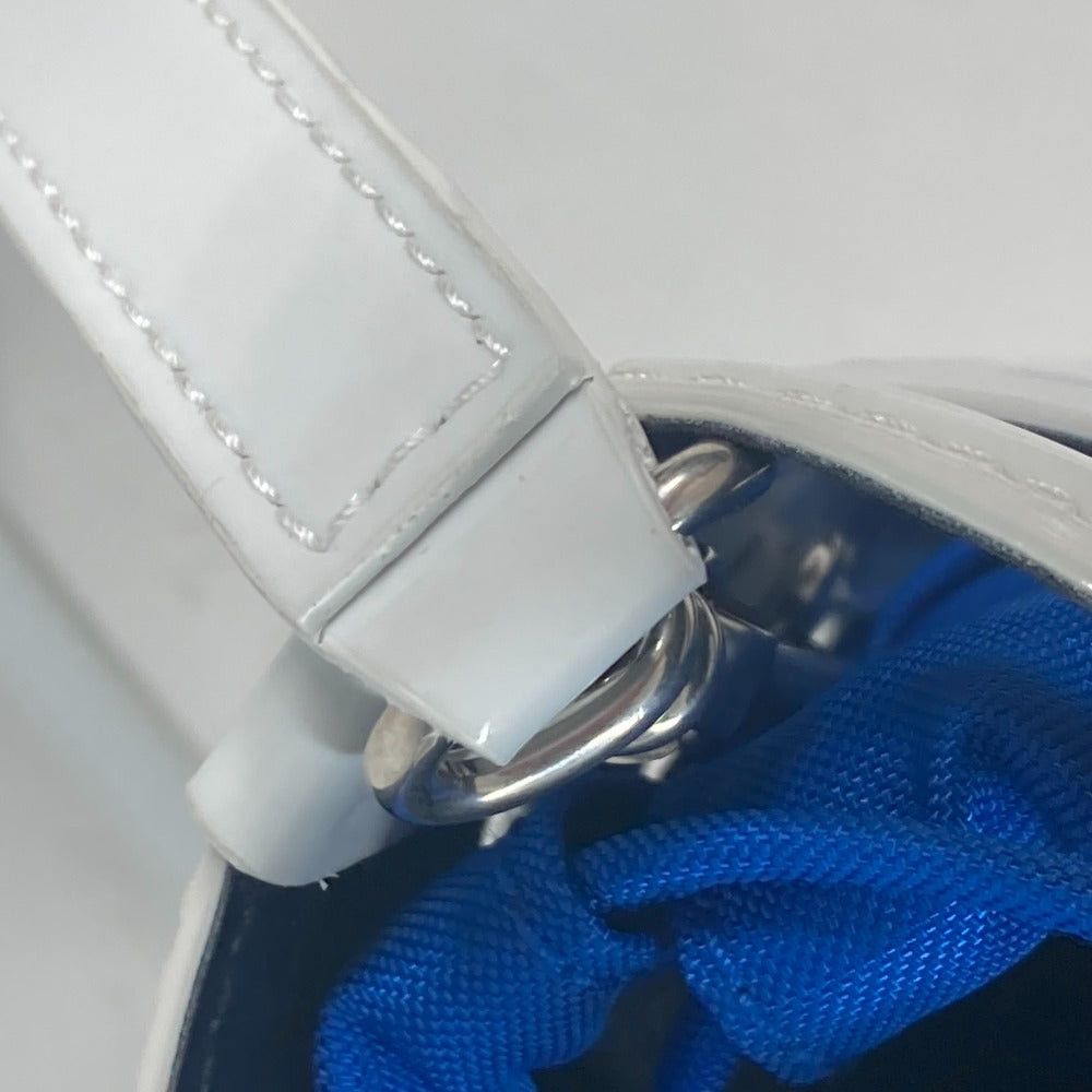 Balenciaga Balenciaga 630708 With Pouch Patterned All Over Full Logo Briefcase 2 Way Bag Shoulder Diagonal Hanging (E.G. Of A Rocket) Handbag Patent Leather Women White Size ONE SIZE - 13 Thumbnail