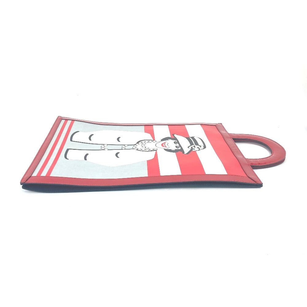 Chanel Chanel Mademoiselle Coco Briefcase Vertical Tote Bag Handbag Patent Leather Women Red Size ONE SIZE - 3 Thumbnail