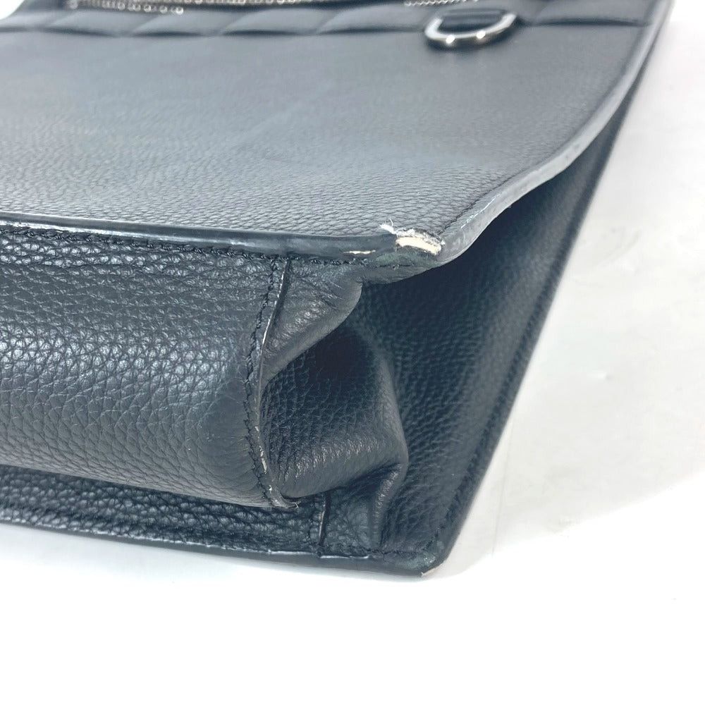 Dior Dior Tote Bag Vertical Briefcase Safari Logo Shawl Shoulder Handbag Leather Women Black Size ONE SIZE - 6 Thumbnail