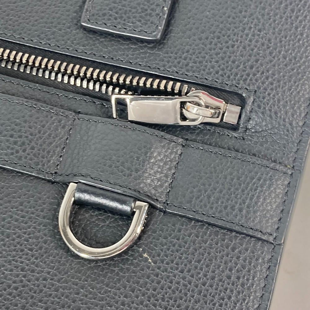 Dior Dior Tote Bag Vertical Briefcase Safari Logo Shawl Shoulder Handbag Leather Women Black Size ONE SIZE - 9 Thumbnail
