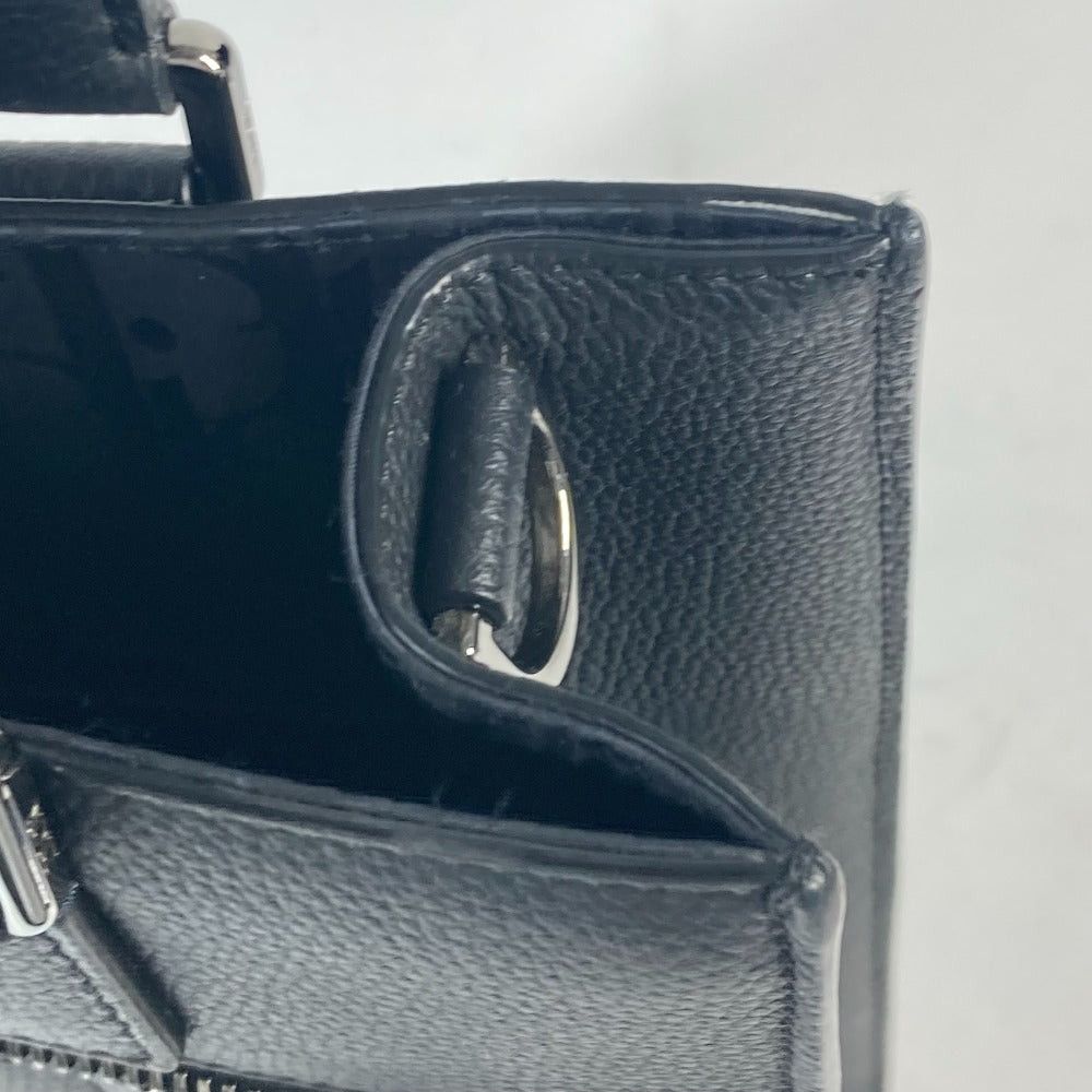 Dior Dior Tote Bag Vertical Briefcase Safari Logo Shawl Shoulder Handbag Leather Women Black Size ONE SIZE - 11 Thumbnail