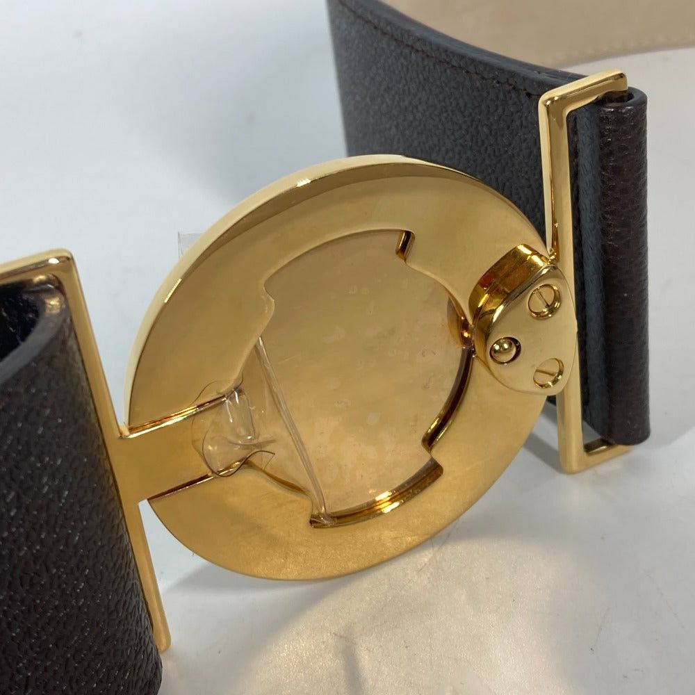 Bvlgari Bvlgari Bulgari Brigari Buckle Courroies Leather Women Dark Brown Size ONE SIZE - 7 Thumbnail