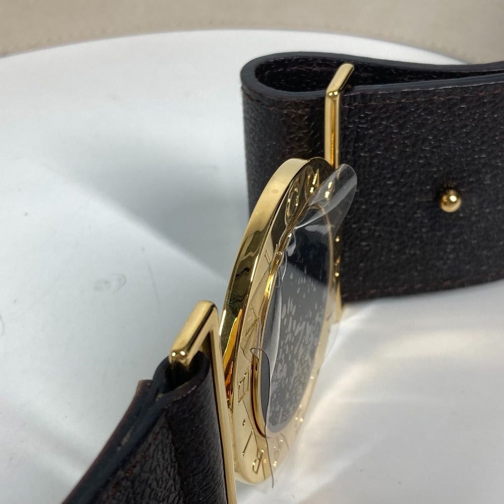 Bvlgari Bvlgari Bulgari Brigari Buckle Courroies Leather Women Dark Brown Size ONE SIZE - 4 Thumbnail