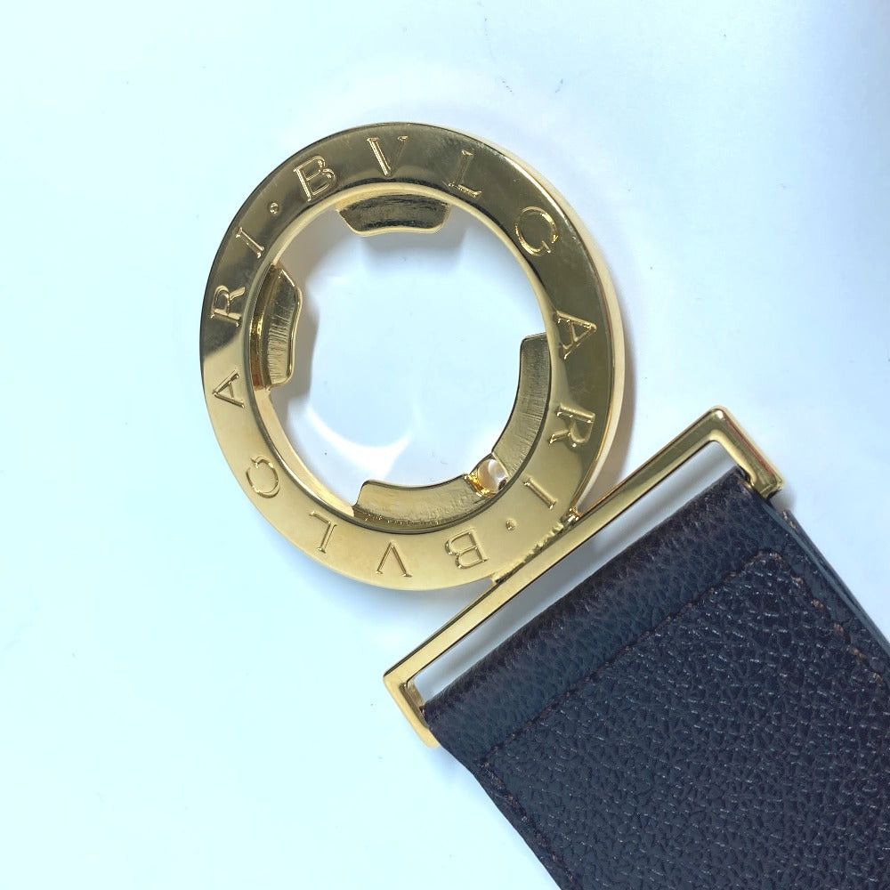 Bvlgari Bvlgari Bulgari Brigari Buckle Courroies Leather Women Dark Brown Size ONE SIZE - 9 Thumbnail