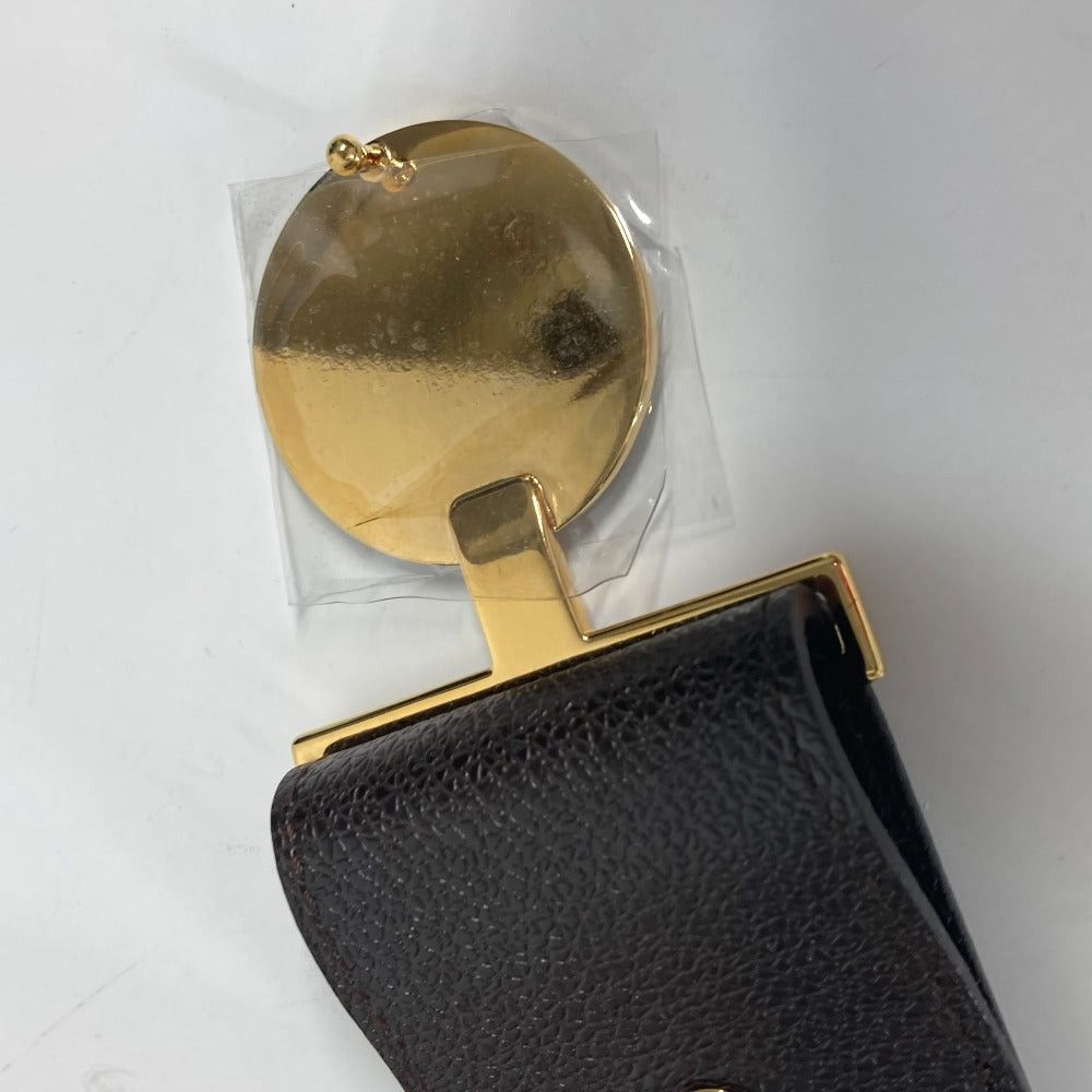 Bvlgari Bvlgari Bulgari Brigari Buckle Courroies Leather Women Dark Brown Size ONE SIZE - 12 Thumbnail