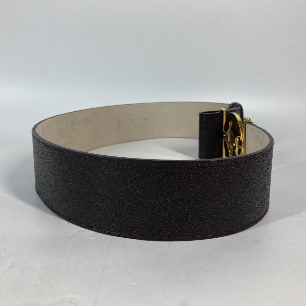 Bvlgari Bvlgari Bulgari Brigari Buckle Courroies Leather Women Dark Brown Size ONE SIZE - 5 Thumbnail