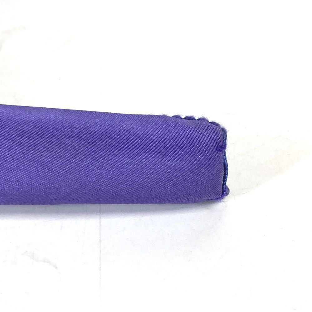 Miu Miu Miumiu Bicolor Logo Hair Band Headband Accessory Horseshoe-Shaped Hairband Canvas Women Purple Size ONE SIZE - 5 Thumbnail