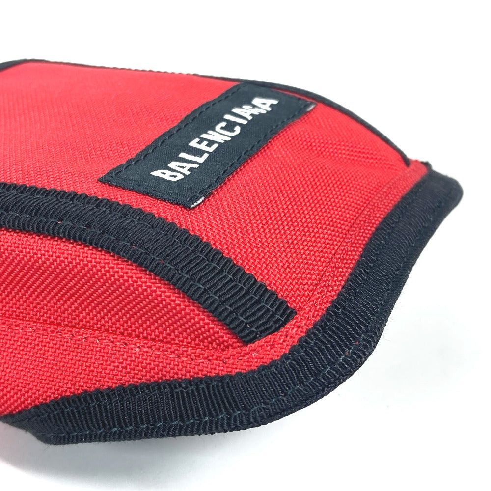 Balenciaga Balenciaga 6559472 Explorer Arm Phone Holder Logo Bracelet Warmers Pouch Nylon Women Red Size ONE SIZE - 5 Thumbnail
