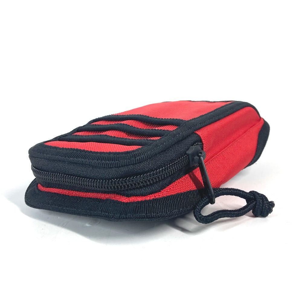Balenciaga Balenciaga 6559472 Explorer Arm Phone Holder Logo Bracelet Warmers Pouch Nylon Women Red Size ONE SIZE - 4 Thumbnail