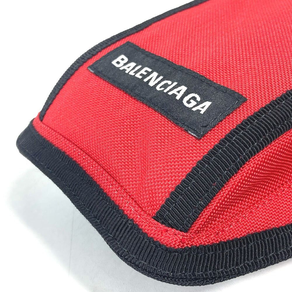 Balenciaga Balenciaga 6559472 Explorer Arm Phone Holder Logo Bracelet Warmers Pouch Nylon Women Red Size ONE SIZE - 7 Thumbnail