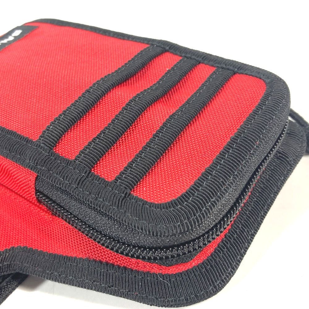 Balenciaga Balenciaga 6559472 Explorer Arm Phone Holder Logo Bracelet Warmers Pouch Nylon Women Red Size ONE SIZE - 8 Thumbnail