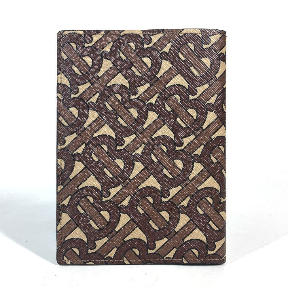 Burberry Burberry Tb Logo Passport Cover Case Pvc/Leather Women Brown Size ONE SIZE - 2 Thumbnail