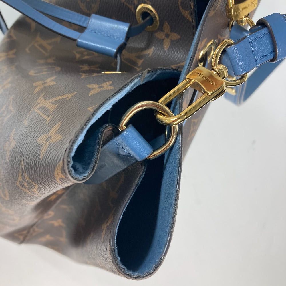 Louis Vuitton Louis Vuitton M43569 Monogram Neo Noe Shawl Pouch Bucket-Shaped Rampancy Shoulder Bag Canvas Women Blue-Gene Brown×Blue Size ONE SIZE - 10 Thumbnail