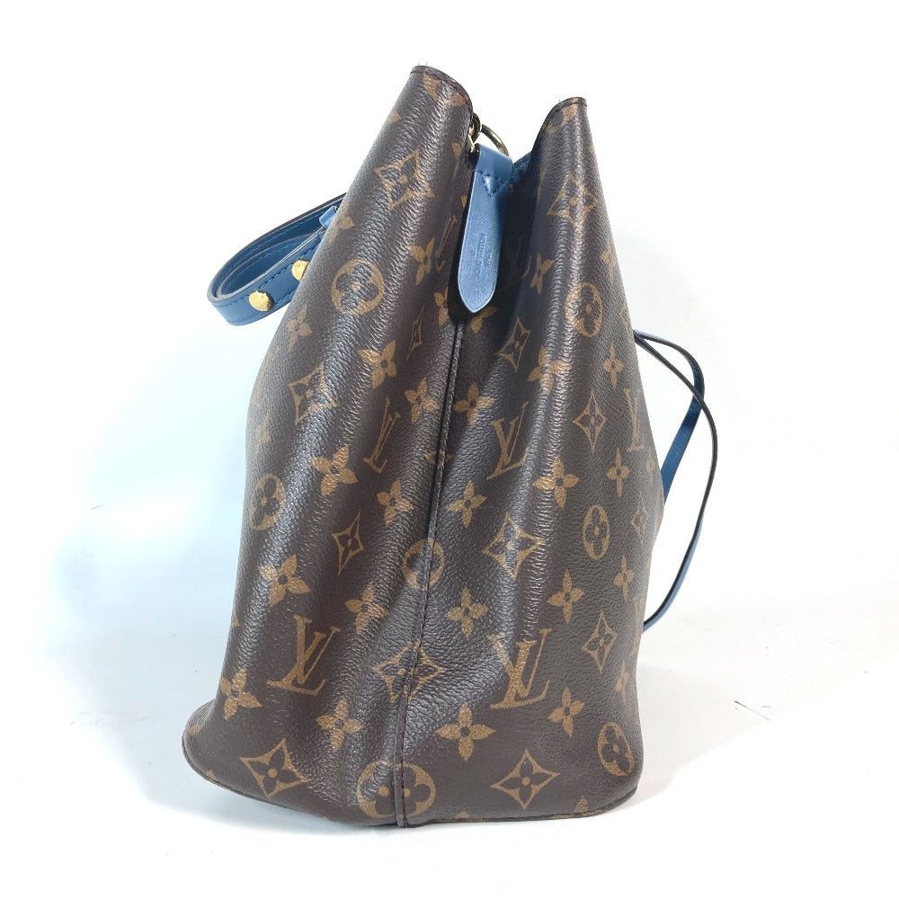 Louis Vuitton Louis Vuitton M43569 Monogram Neo Noe Shawl Pouch Bucket-Shaped Rampancy Shoulder Bag Canvas Women Blue-Gene Brown×Blue Size ONE SIZE - 3 Thumbnail