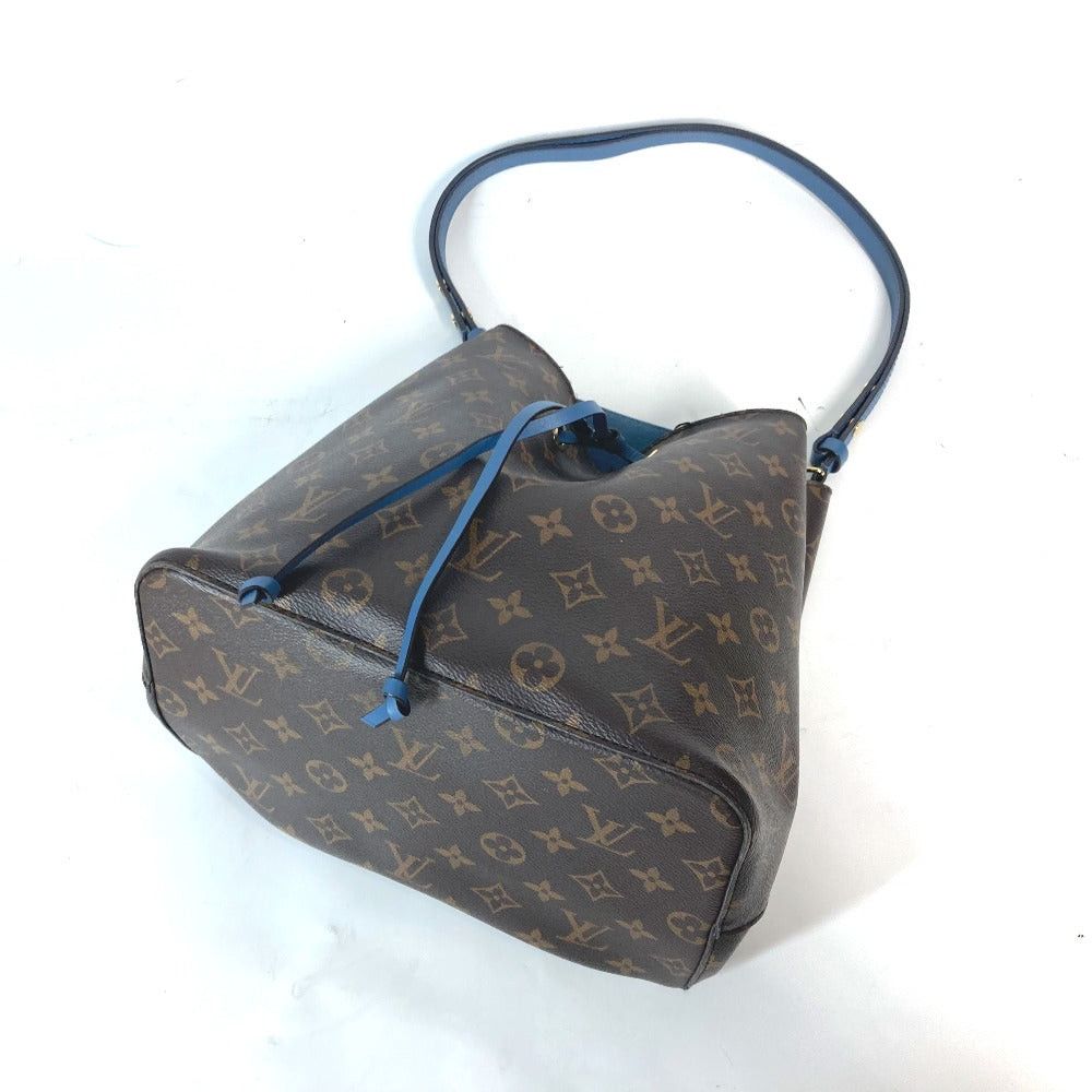 Louis Vuitton Louis Vuitton M43569 Monogram Neo Noe Shawl Pouch Bucket-Shaped Rampancy Shoulder Bag Canvas Women Blue-Gene Brown×Blue Size ONE SIZE - 9 Thumbnail