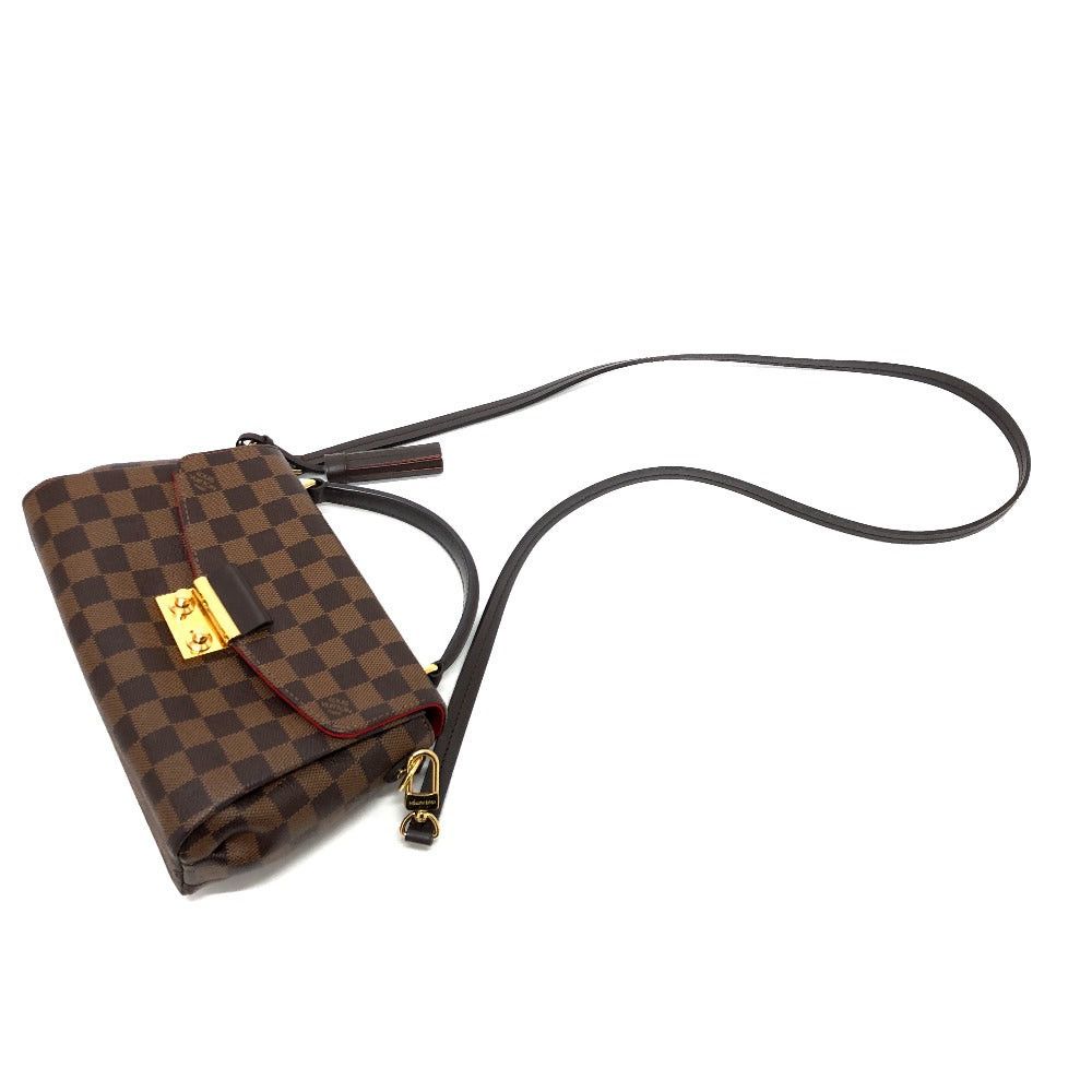 Louis Vuitton Louis Vuitton N53000 Damier Croiset 2 Way Bag Briefcase Shoulder Handbag Diagonal Hanging (E.G. Of A Rocket) Canvas Women Ebenu. Brown Size ONE SIZE - 3 Thumbnail