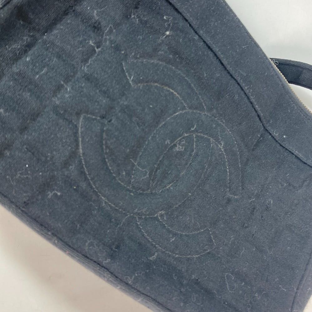 Chanel Chanel Matelasse Logo Choco Bar Cc Coma Mark Briefcase Accessory Pouch Shawl Shoulder Bag Jersey Women Black Size ONE SIZE - 12 Thumbnail