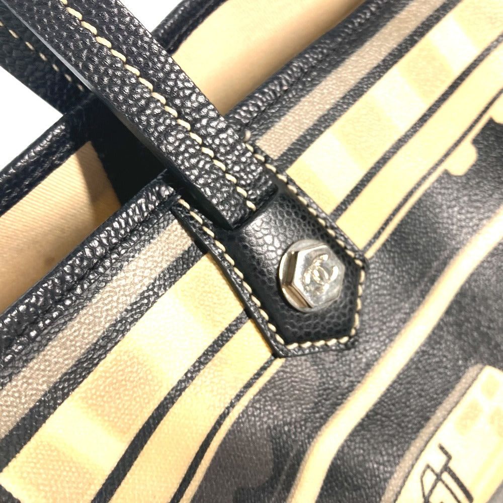 Chanel Chanel Central Station Briefcase Shawl Tote Bag Shoulder Pvc/Leather Women Black Size ONE SIZE - 9 Thumbnail