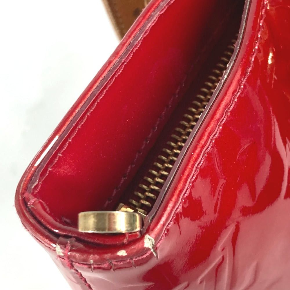 Louis Vuitton Louis Vuitton M91989 Monogram Vernis Brentwood. Briefcase Tote Bag Shawl Shoulder Women Pomme D'Amour Red Size ONE SIZE - 11 Thumbnail