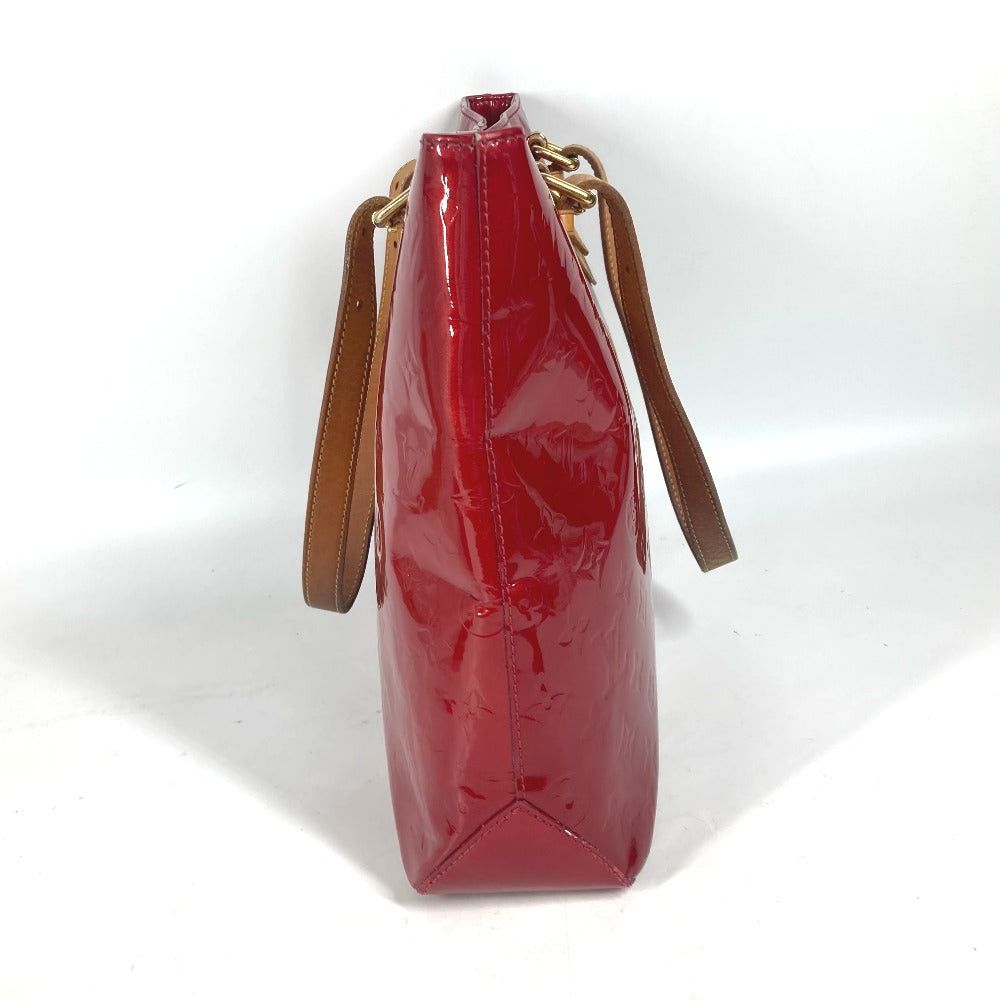 Louis Vuitton Louis Vuitton M91989 Monogram Vernis Brentwood. Briefcase Tote Bag Shawl Shoulder Women Pomme D'Amour Red Size ONE SIZE - 3 Thumbnail