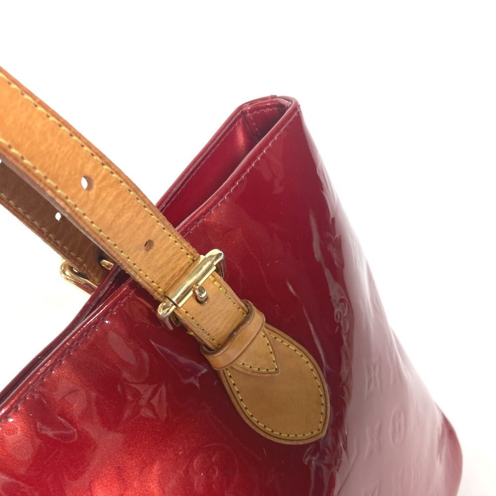 Louis Vuitton Louis Vuitton M91989 Monogram Vernis Brentwood. Briefcase Tote Bag Shawl Shoulder Women Pomme D'Amour Red Size ONE SIZE - 6 Thumbnail
