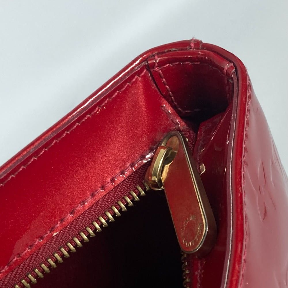 Louis Vuitton Louis Vuitton M91989 Monogram Vernis Brentwood. Briefcase Tote Bag Shawl Shoulder Women Pomme D'Amour Red Size ONE SIZE - 14 Thumbnail