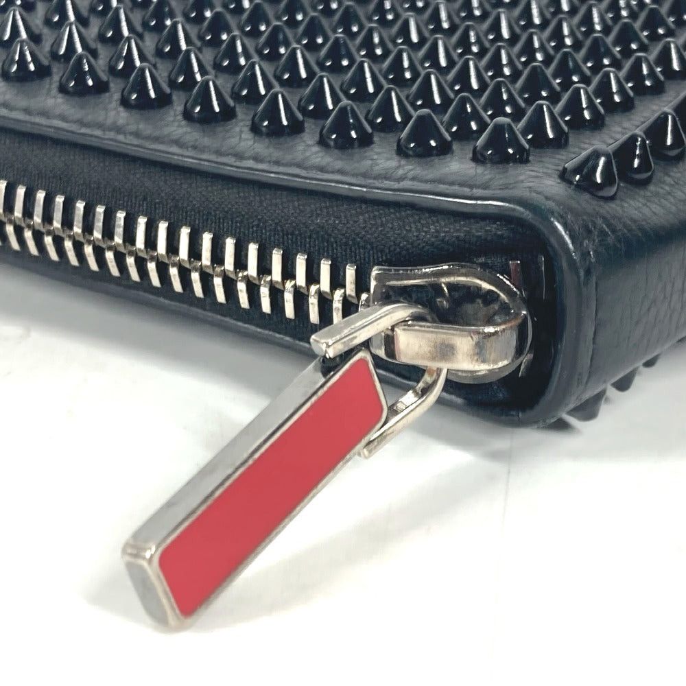 Christian Louboutin Christian Louboutin 1165043 Briefcase Handbag Panettone Studs Travel Case Long Wallet Leather Men Black Size ONE SIZE - 3 Thumbnail