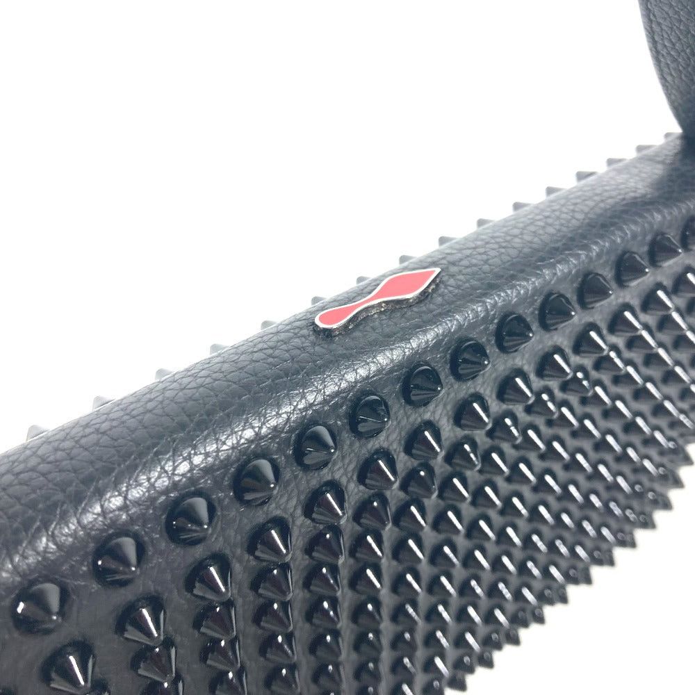Christian Louboutin Christian Louboutin 1165043 Briefcase Handbag Panettone Studs Travel Case Long Wallet Leather Men Black Size ONE SIZE - 8 Thumbnail