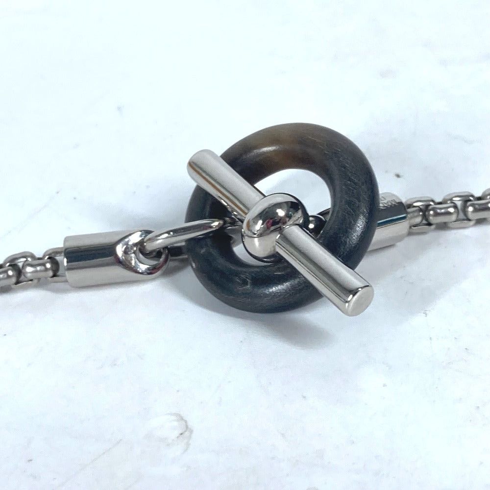 Hermes Hermes Chain Melody Necklace Accessories Buffalo Horn Women Silver Size ONE SIZE - 3 Thumbnail