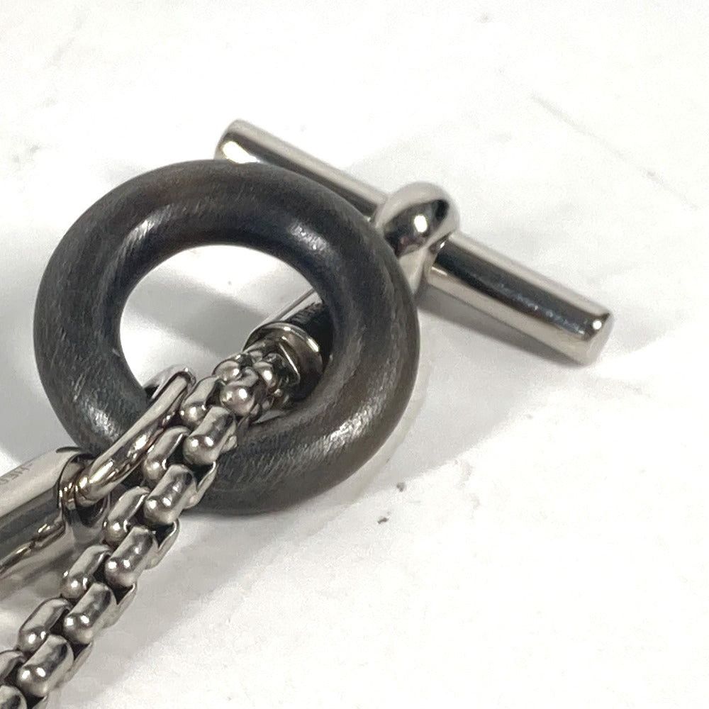 Hermes Hermes Chain Melody Necklace Accessories Buffalo Horn Women Silver Size ONE SIZE - 5 Thumbnail