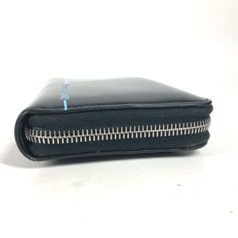 Prada Prada 2Ml317 Logo City Sports Long Wallet Round Fastener Leather Unisex Black Size ONE SIZE - 4 Thumbnail