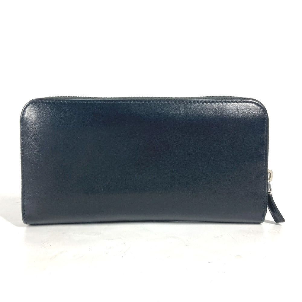 Prada Prada 2Ml317 Logo City Sports Long Wallet Round Fastener Leather Unisex Black Size ONE SIZE - 2 Thumbnail