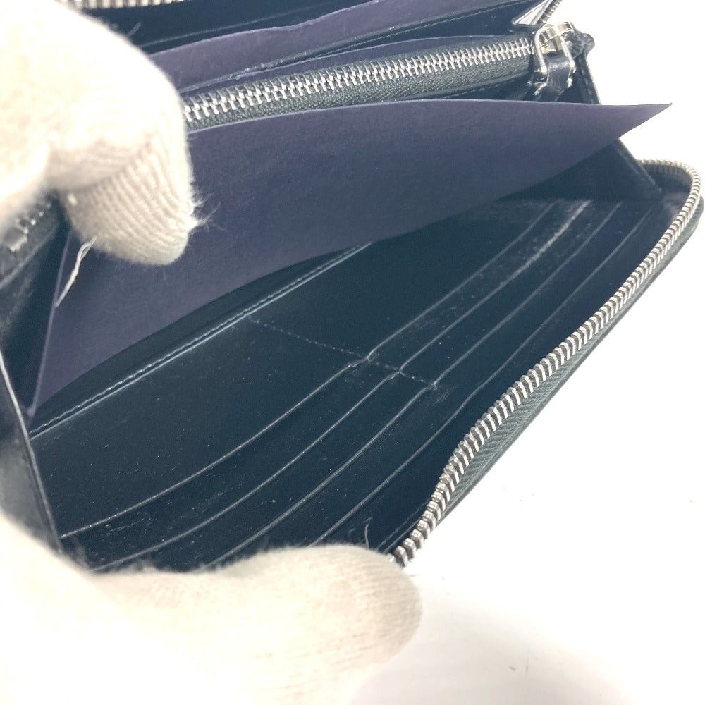 Prada Prada 2Ml317 Logo City Sports Long Wallet Round Fastener Leather Unisex Black Size ONE SIZE - 15 Thumbnail