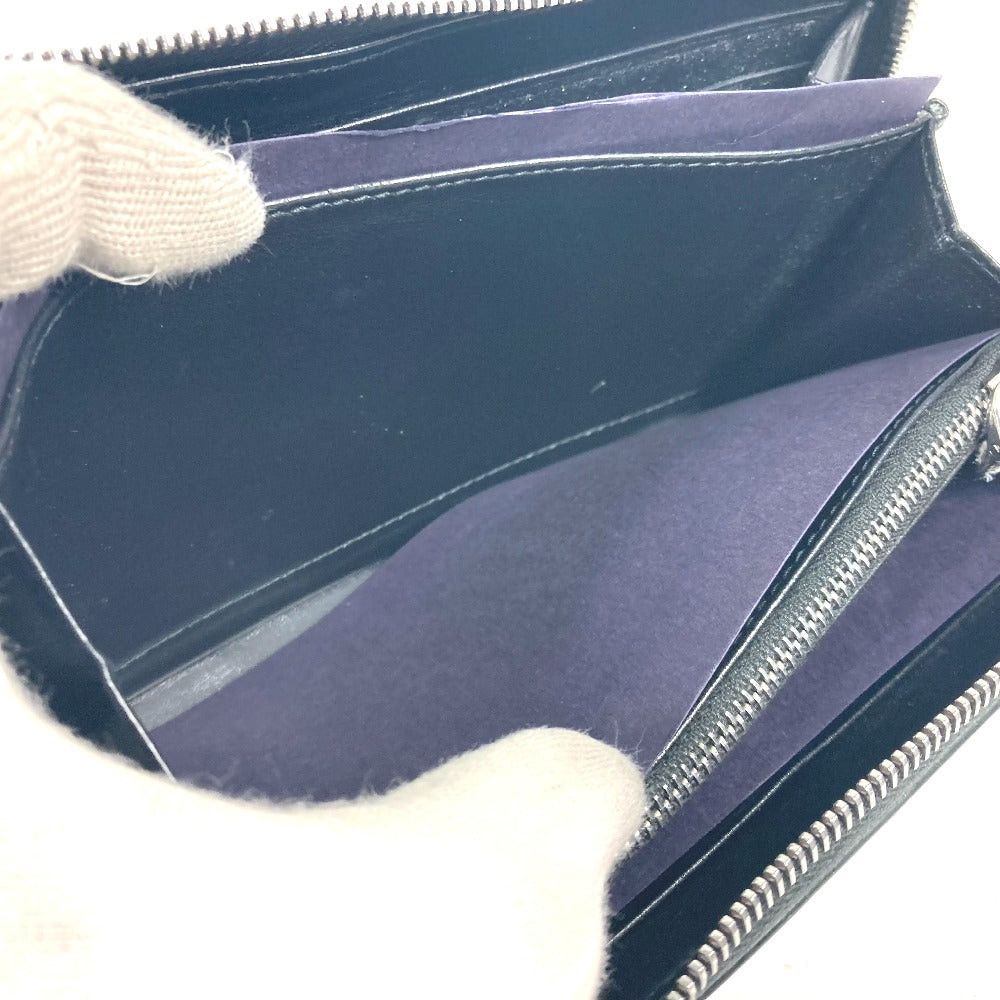 Prada Prada 2Ml317 Logo City Sports Long Wallet Round Fastener Leather Unisex Black Size ONE SIZE - 12 Thumbnail