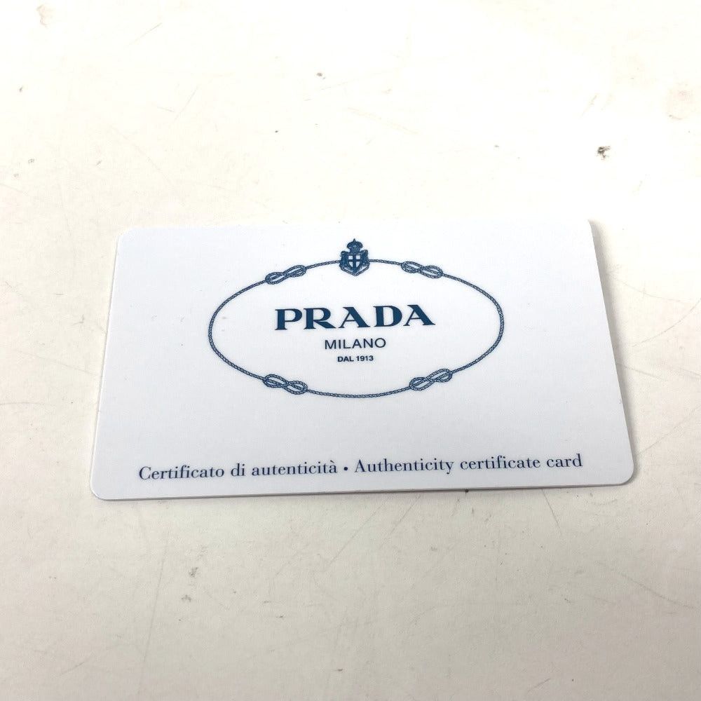 Prada Prada 2Ml317 Logo City Sports Long Wallet Round Fastener Leather Unisex Black Size ONE SIZE - 9 Thumbnail