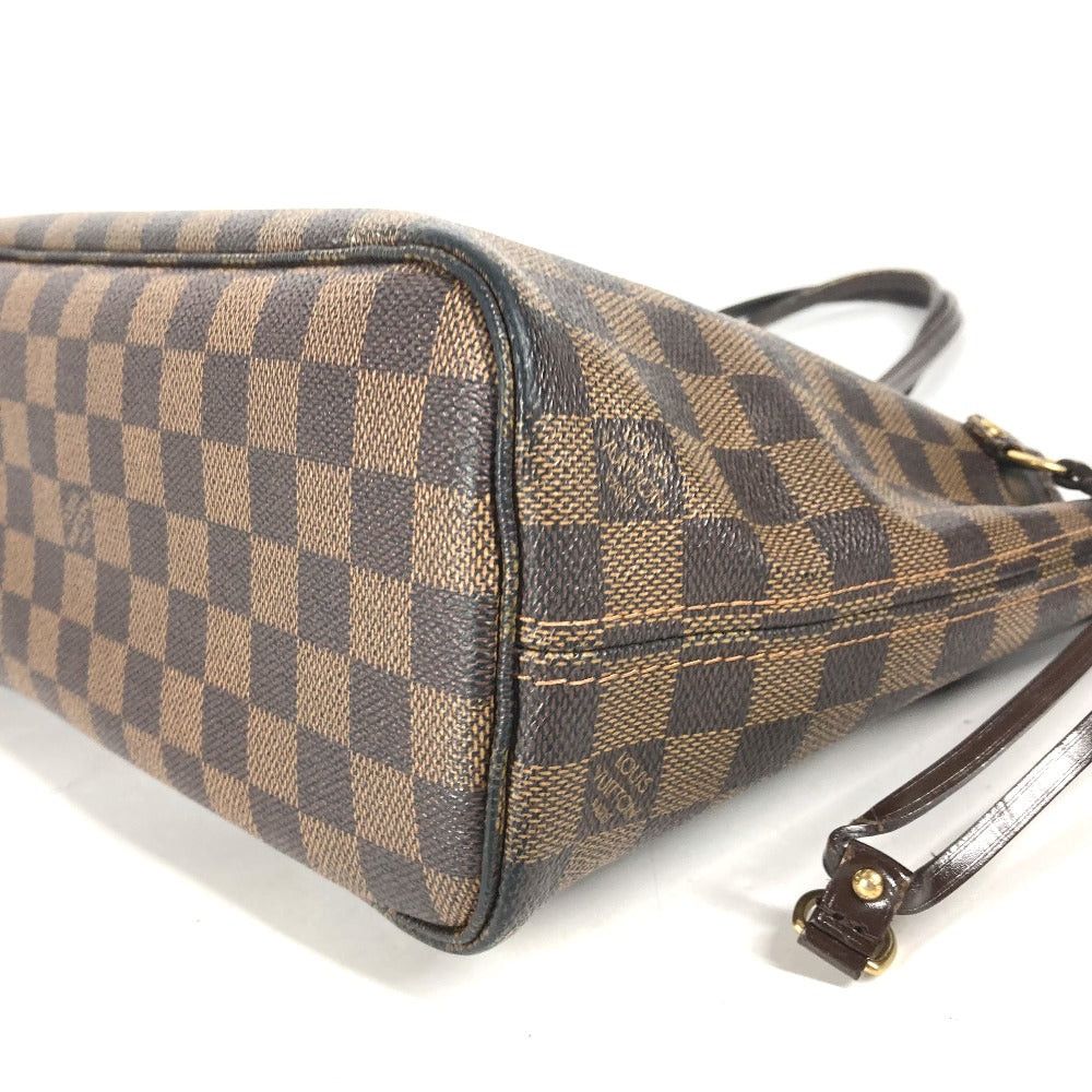 Louis Vuitton Louis Vuitton N41359 Damier Neverfull Pm Tote Bag Briefcase Shawl Shoulder Canvas Women Ebenu. Brown Size ONE SIZE - 6 Thumbnail