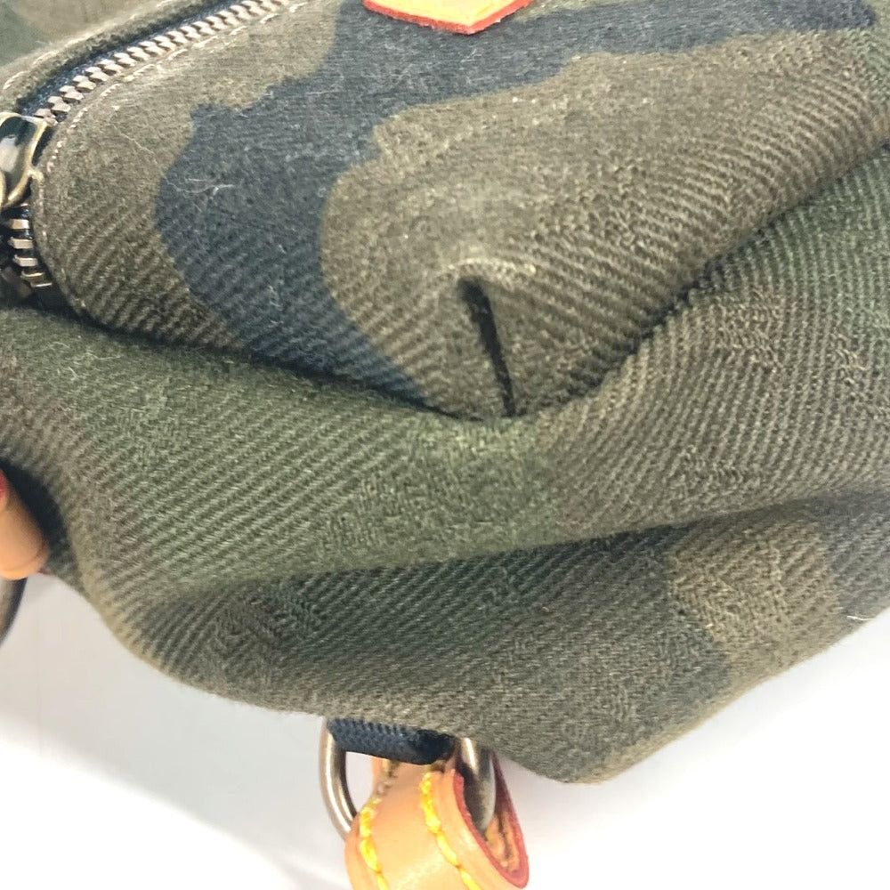 Louis Vuitton Louis Vuitton M44201 Supreme Collaboration Apollo Backpack Nano Bag Charm Rucksack Camouflage Keychain Canvas Unisex Green Size ONE SIZE - 7 Thumbnail