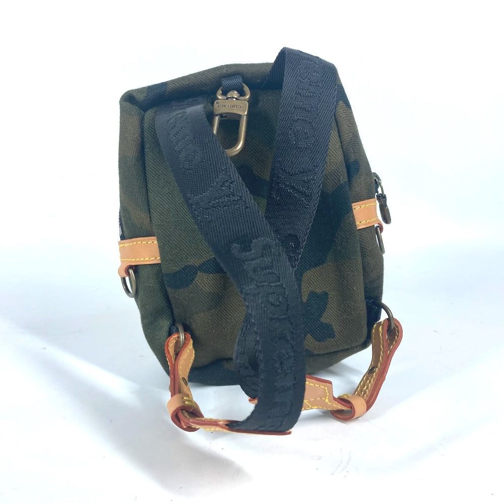 Louis Vuitton Louis Vuitton M44201 Supreme Collaboration Apollo Backpack Nano Bag Charm Rucksack Camouflage Keychain Canvas Unisex Green Size ONE SIZE - 2 Thumbnail