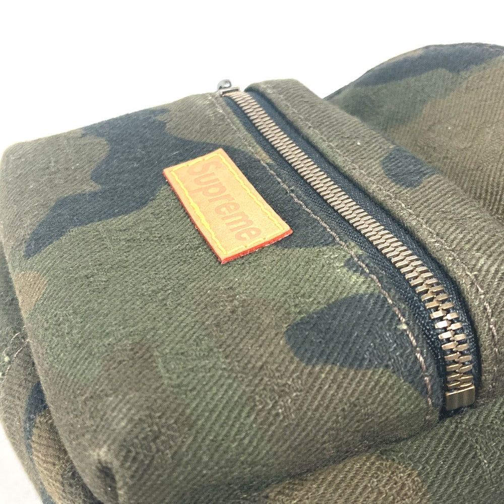 Louis Vuitton Louis Vuitton M44201 Supreme Collaboration Apollo Backpack Nano Bag Charm Rucksack Camouflage Keychain Canvas Unisex Green Size ONE SIZE - 11 Thumbnail