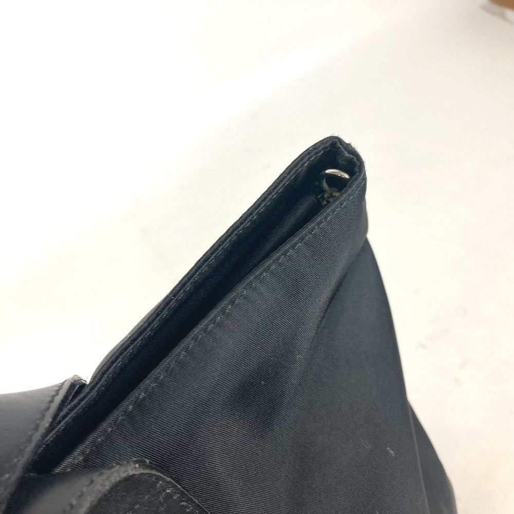 Fendi Fendi Ff Logo Briefcase Tote Bag Shoulder Leather/Nylon Women Black Size ONE SIZE - 9 Thumbnail