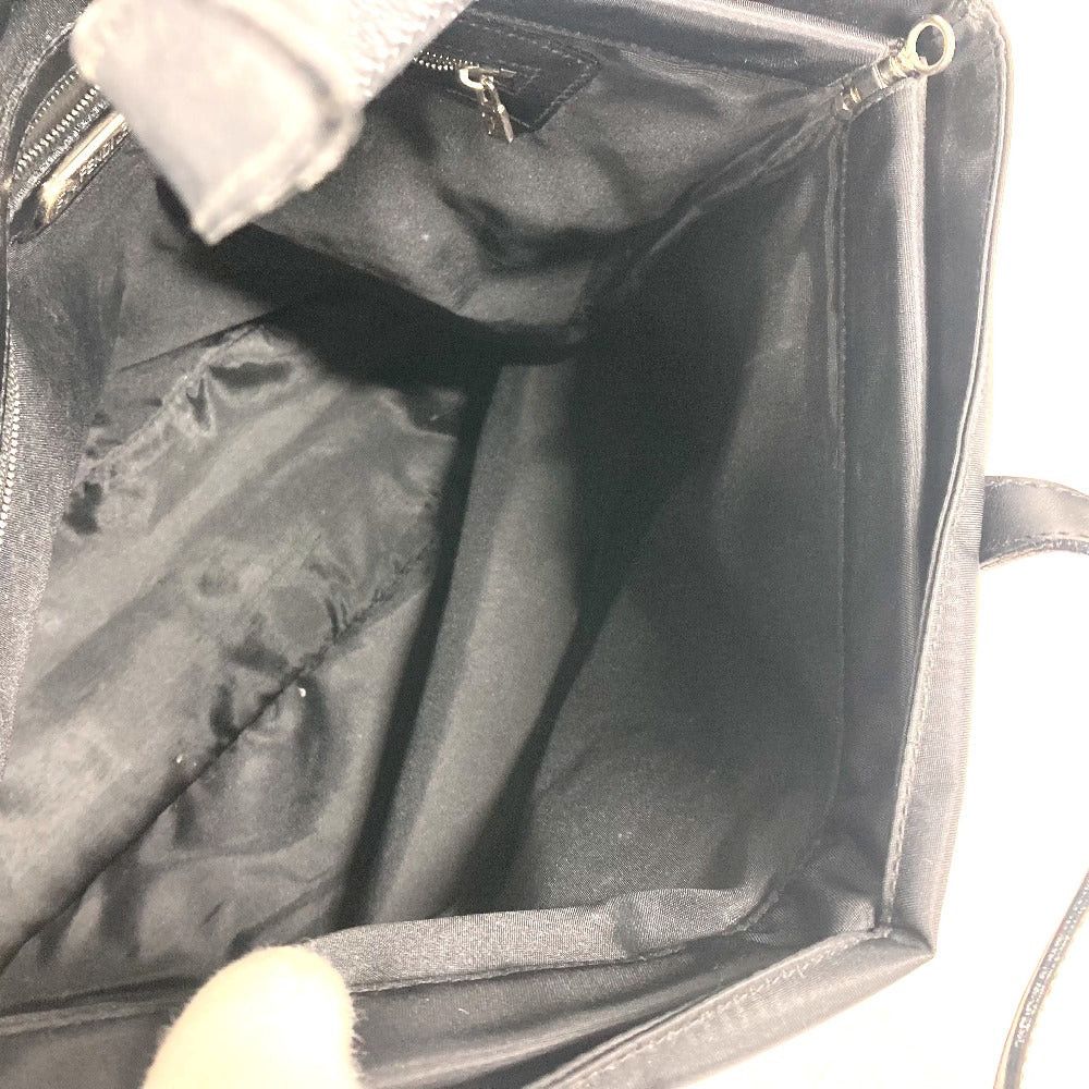 Fendi Fendi Ff Logo Briefcase Tote Bag Shoulder Leather/Nylon Women Black Size ONE SIZE - 16 Thumbnail